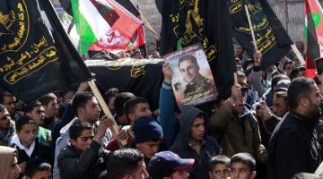 صور.. تشييع جثمان الاستشهادي "أحمد الفقيه" من سرايا القدس بالخليل
