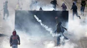 مواجهات بين الاحتلال وشبان في بلدة بير زيت