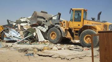 جرافات الاحتلال تهدم قرية العراقيب للمرة الـ 66