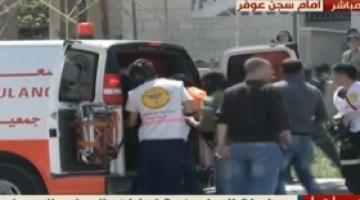 مواجهات عنيفة أمام سجن عوفر غربي رام الله
