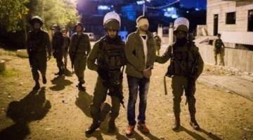اعتقالات خلال مداهمات واسعة في أنحاء الضفة