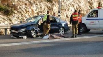 مقتل خمسة صهاينة في حادث سير مروع قرب أريحا