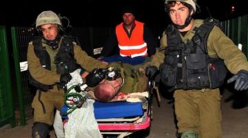 إصابة أربعة جنود صهاينة خلال إنقلاب جيبهم العسكري بالضفة المحتله