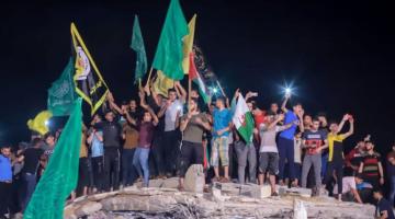 مسيرات حاشدة بغزة والضفة ابتهاجاً بانتصار المقاومة في معركة سيف القدس