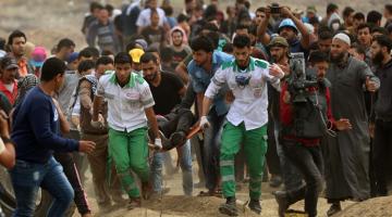 19 إصابة في اليوم الـ26 لحراك العودة بقطاع غزة