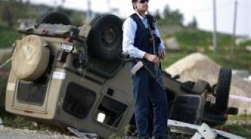 مصرع جندي صهيوني وإصابة 3 آخرين اثر انقلاب جيب عسكري غرب رام الله