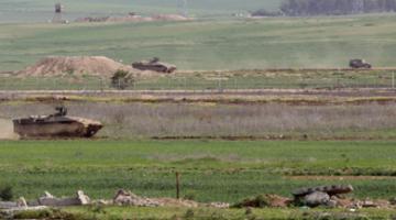 العدو يعلن انتهاء تحصين دباباته على حدود غزة