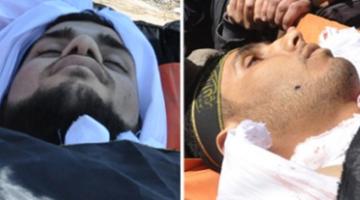 "تقرير مصور": جماهير غفيرة تشيع جثماني المجاهدين "عسلية" و"النمروطي" شمال ووسط قطاع غزة