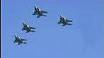 تحليق مكثف للطيران الحربي في أجواء مدينة غزة