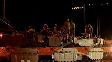 توغل صهيوني شرق مخيم المغازي