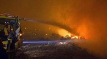 الاحتلال يرفع ميزانية جهاز الإطفاء عشرة أضعاف ما كانت عليه