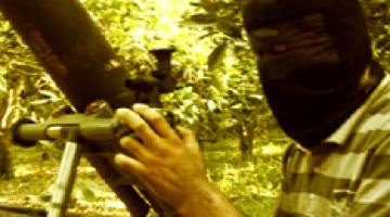 قصف معبر ايرز بقذائف هاون عيار 120 ملم