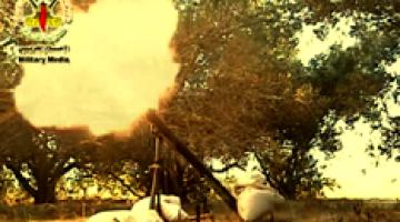 قصف موقع صهيوني بقذائف الهاون