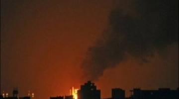 العدو يطلق عشرات قنابل الانارة في بلدة بيت حانون