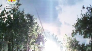 قصف مغتصبة اوفكيم بصاروخ جراد