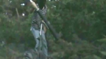 قصف موقع المخابرات الصهيوني بقذائف الهاون