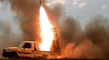 قصف أهداف صهيونية بـ5 صواريخ جراد عبر راجمة محمولة