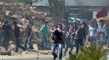 إصابة العشرات بمواجهات أمام سجن عوفر غرب رام الله