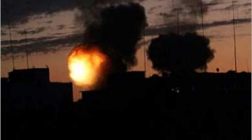 إصابتان في سلسلة غارات جوية صهيونية على قطاع غزة