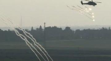 طائرات الاحتلال تفتح نيرانها صوب منازل المواطنين شمال القطاع