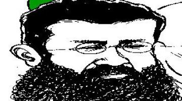 رسام عالمي يتضامن مع الشيخ المجاهد "خضر عدنان"