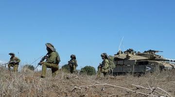 تدريبات عسكرية لجيش العدو جنوب جنين