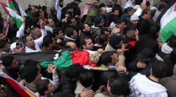 اصابة 12 شاباً بمواجهات مع الاحتلال بالرام عقب تشييع الشهيد رامية