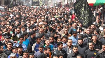 بالصور.. سرايا القدس تودع مجاهدين بـ"لواء غزة"