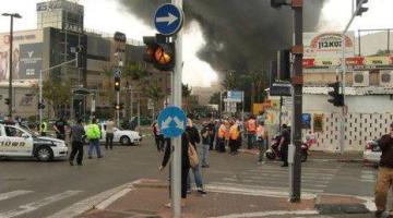 7 إصابات بانفجار شاحنة مواد كيميائية شمال تل أبيب المحتلة