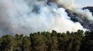 الإحتلال يحرق محاصيلاً زراعية شرق خانيونس