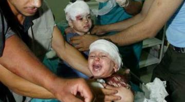 4 اصابات بينهم طفلان بانفجار من مخلفات العدو بدير البلح