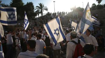 إحتفالات للمستوطنين  ببلدة الخضر جنوب بيت لحم