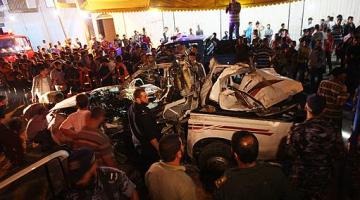 بالصور.. شهيدان وجريح في قصف صهيوني لسيارة برفح