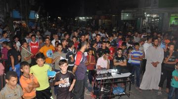 الإعلام الحربي ينظم عرضاً مرئياً بذكرى الشيخ خليل والشقاقي برفح..صور