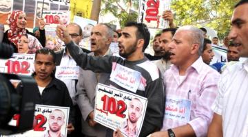 الخليل: مهرجان تضامنًا مع الأسرى المضربين