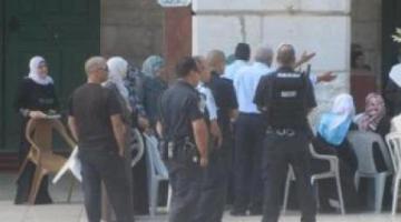 إعتقال 4 سيدات من المرابطات في ساحات الأقصى