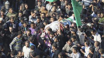 غزة تودع كوكبة شهداء إرتقوا في غارات صهيونية