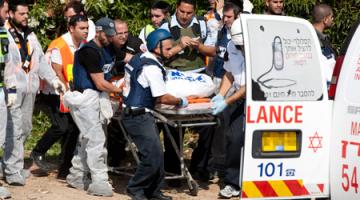 اصابة 10 صهاينة جراء قصف السرايا لمدينة أسدود المحتلة