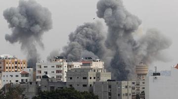 الجهاد بالوسطى تزور المنازل التي دمرت خلال العدوان