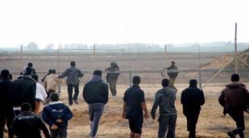 إصابة مواطن بقمع الاحتلال مسيرة شرق رفح