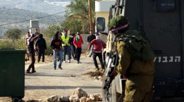 مواجهات واصابات برصاص الاحتلال في الضفة