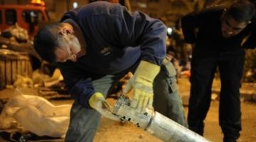 سقوط صاروخين في أشكول