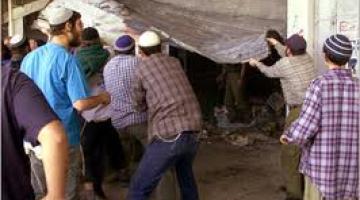 مستوطنون يحاولون الاستيلاء علي اراضي لضمها لمستوطنة عوفر