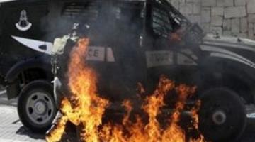 إلقاء عبوة ناسفة على مركبة للجيش الصهيوني بالقدس