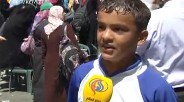 شاهد.. الطفل طارق السكني قبل نصف ساعة من وفاته