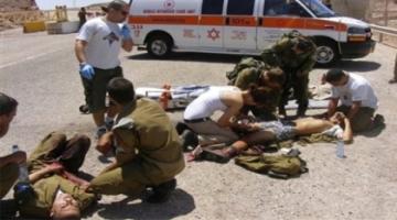 إصابة 5 جنود صهاينة في حادث طرق بالنقب المحتل