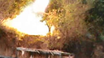 المشاهد الأولية لقصف المواقع الصهيونية