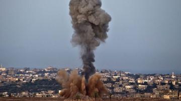 طائرة صهيونية تستهدف مجموعة مواطنين شرق جباليا