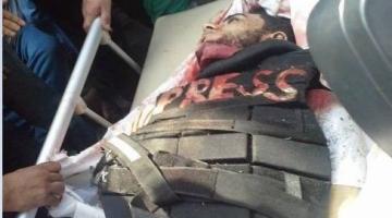 استشهاد الصحفي خالد حمد بقصف في الشجاعية