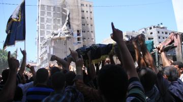 صور- السرايا تودع أحد قادتها في لواء غزة